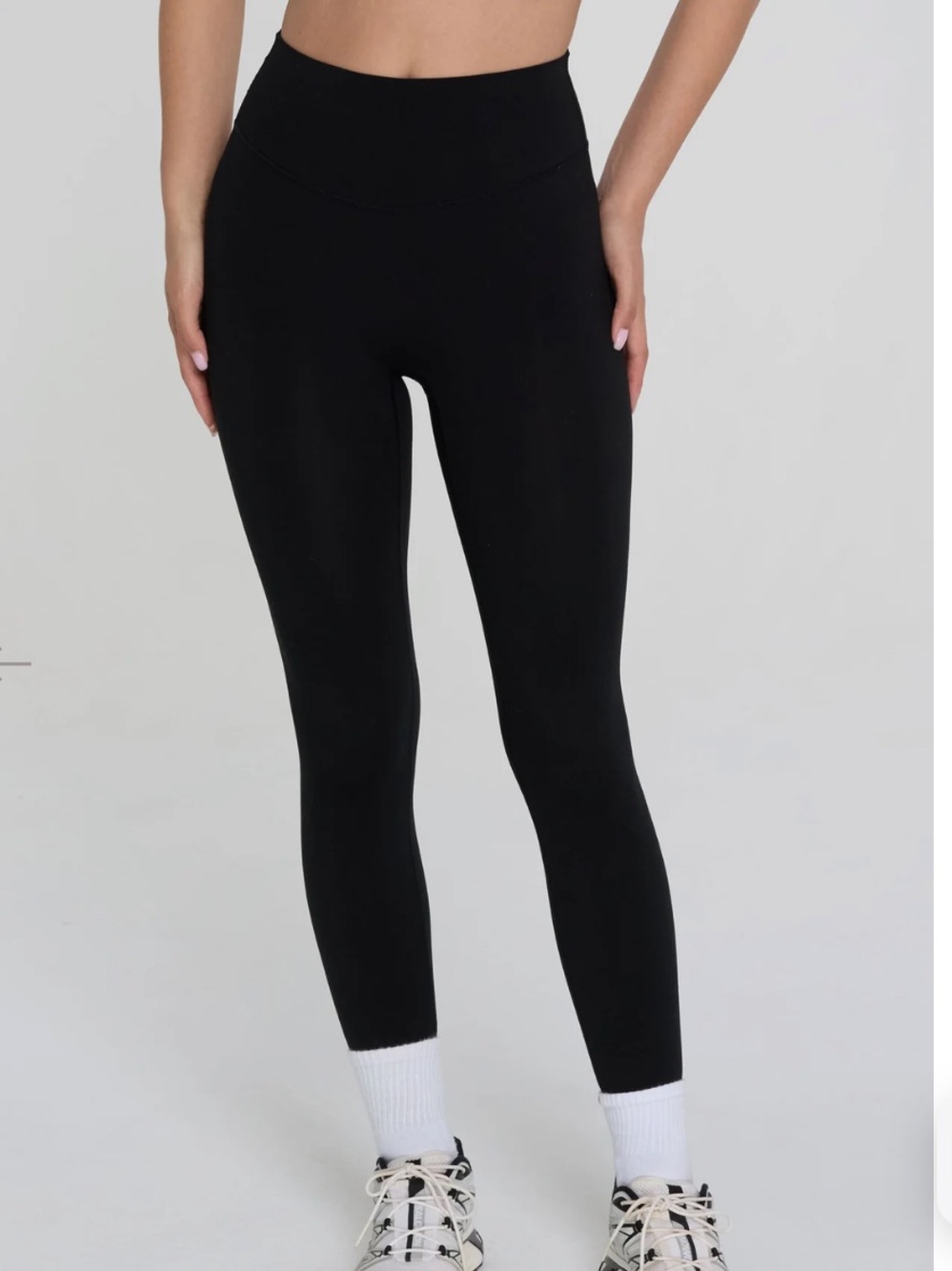 High-Rise Black Performance Leggings